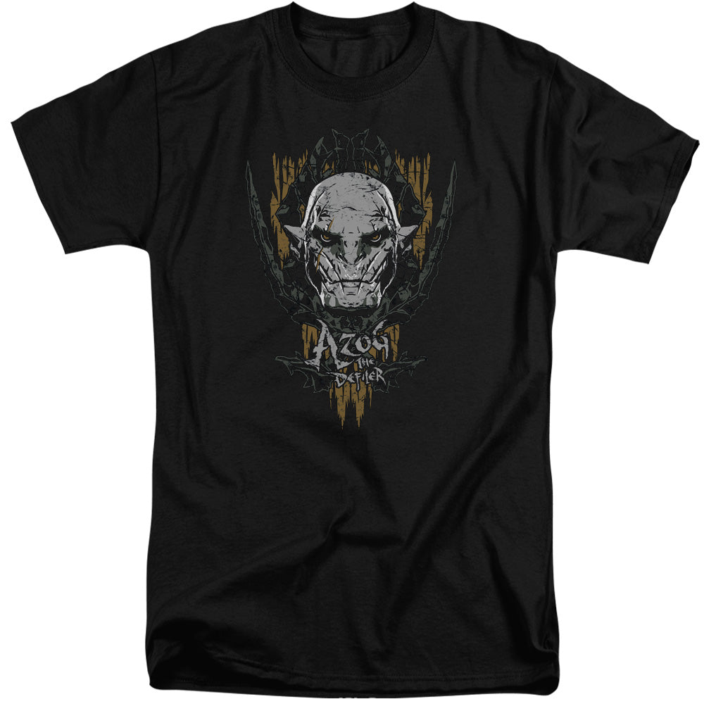 Hobbit - Azog - Short Sleeve Adult Tall - Black T-shirt
