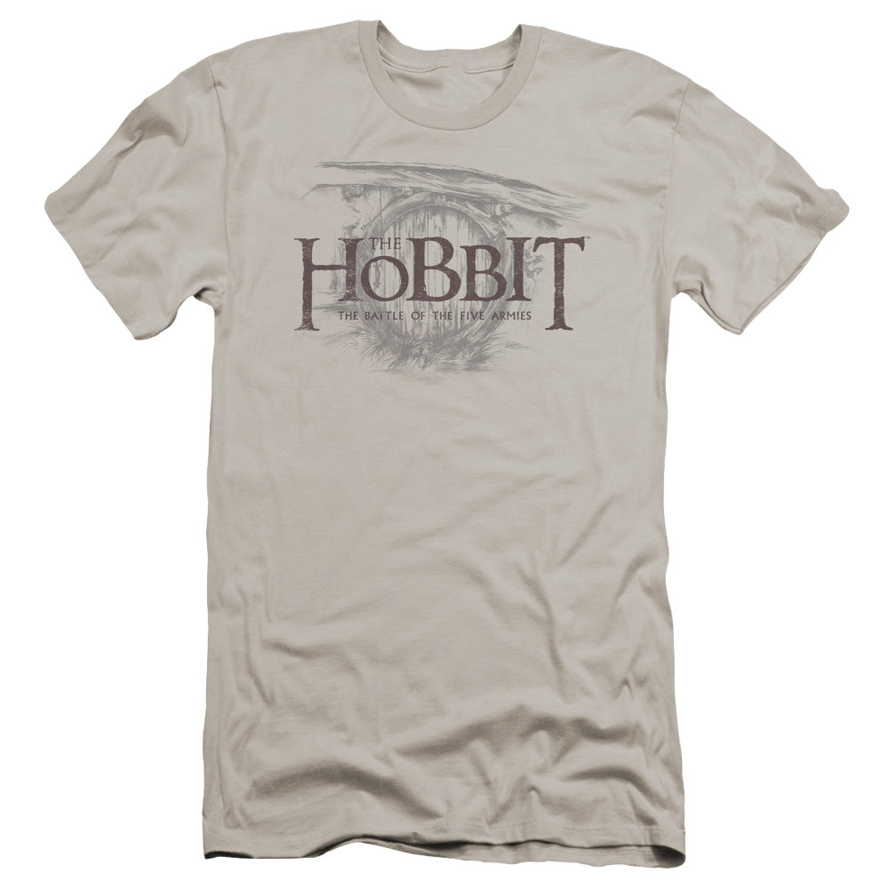 Hobbit - Door Logo-premuim Canvas Adult Slim Fit 30/1 - Silver