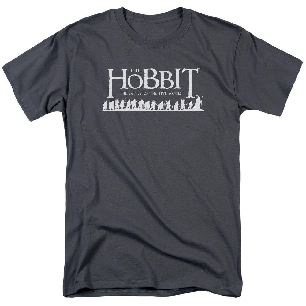 Hobbit - Walking Logo - Short Sleeve Adult 18/1 - Charcoal T-shirt