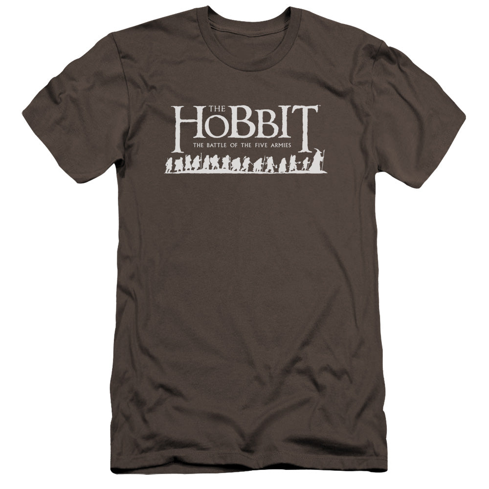 Hobbit - Walking Logo-premuim Canvas Adult Slim Fit 30/1 - Charcoal
