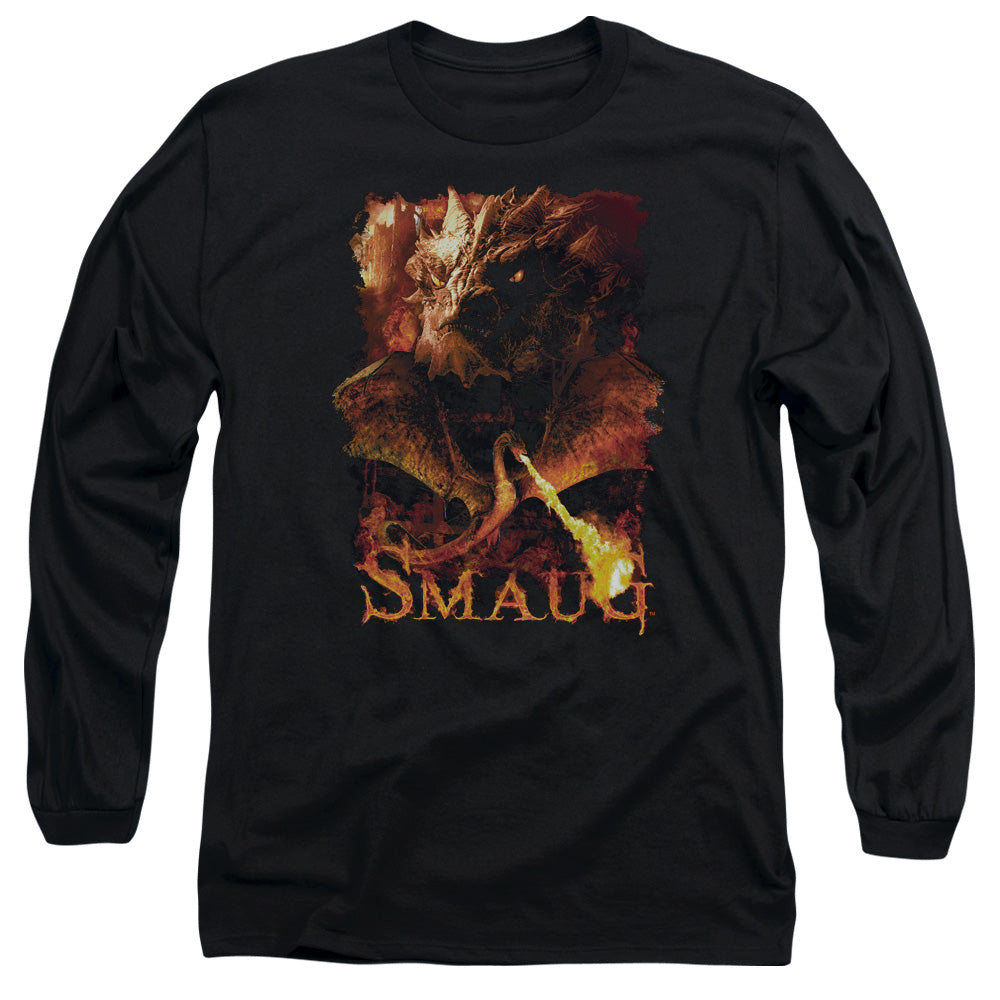 Hobbit - Smolder - Long Sleeve Adult 18/1 - Black T-shirt