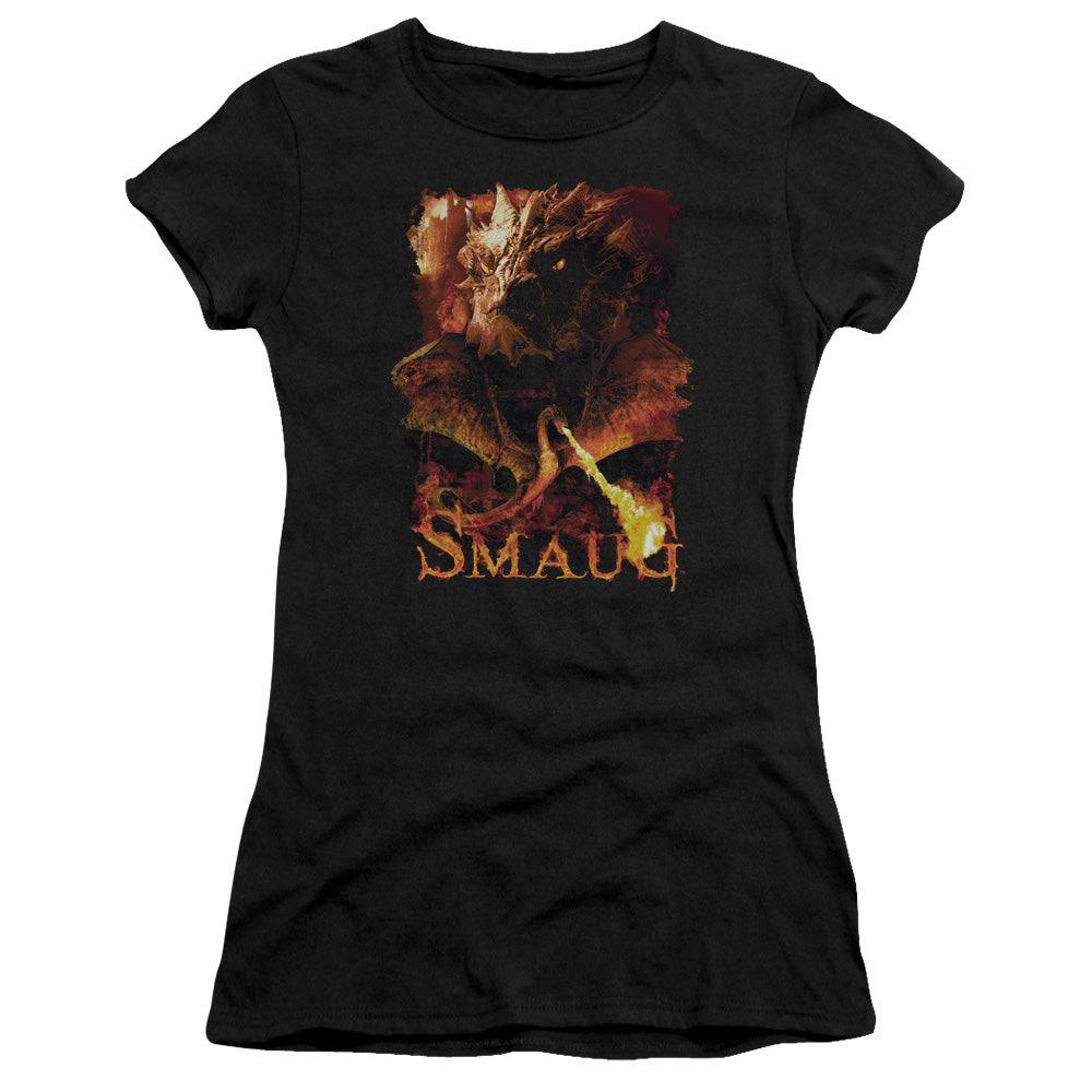 Hobbit - Smolder - Short Sleeve Junior Sheer - Black T-shirt