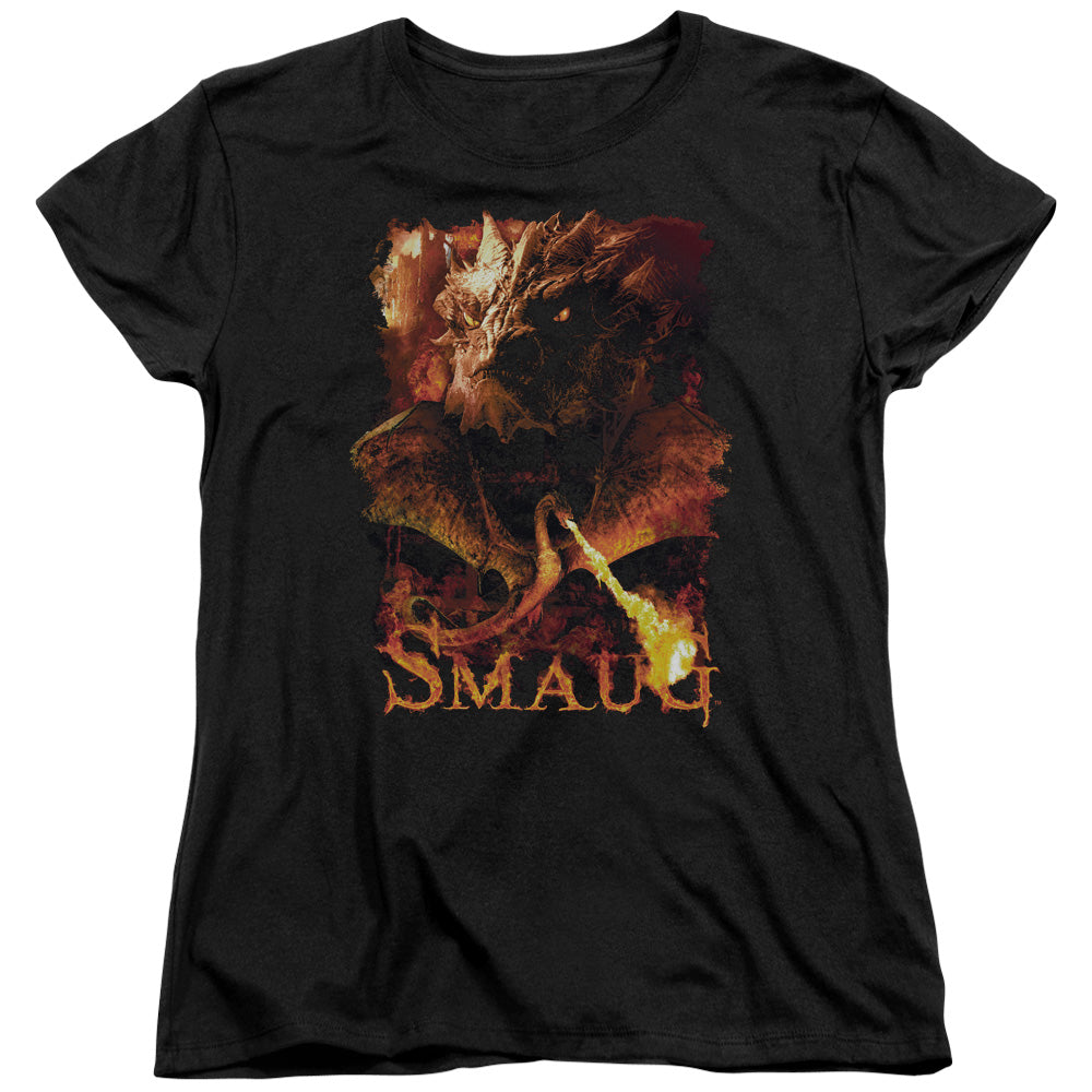 Hobbit - Smolder - Short Sleeve Womens Tee - Black T-shirt