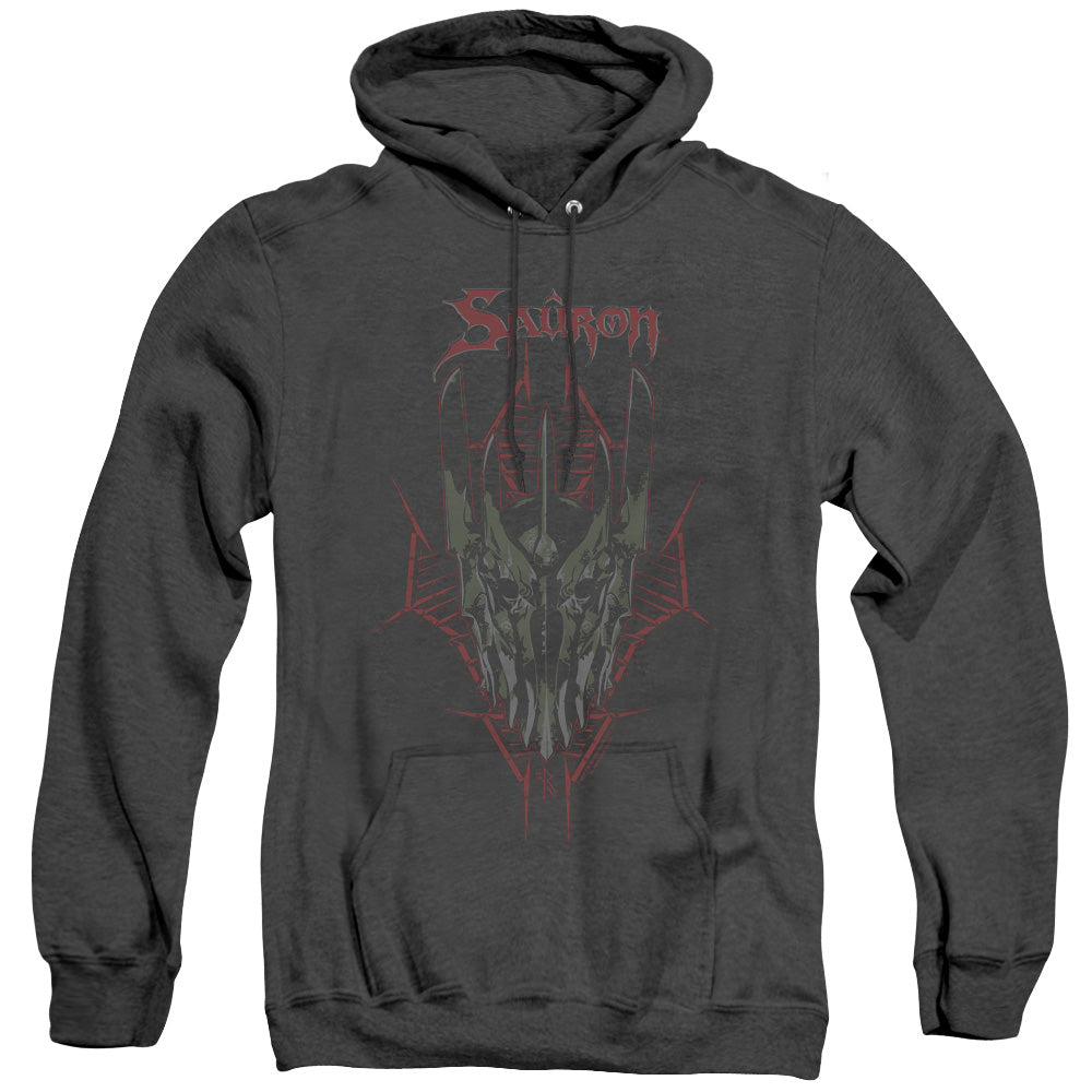 Hobbit - Evils Helm - Adult Heather Hoodie - Black