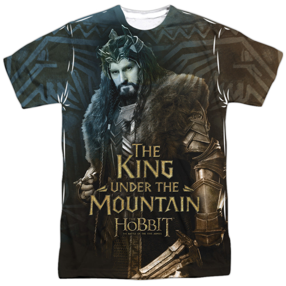 Hobbit - King - Short Sleeve Adult Poly Crew - White T-shirt