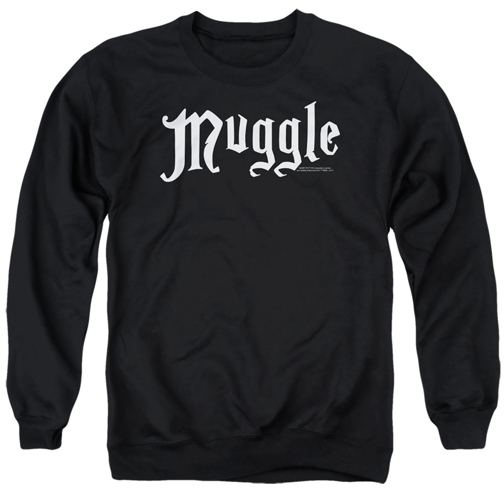 Harry Potter - Muggle - Adult Crewneck Sweatshirt - Black
