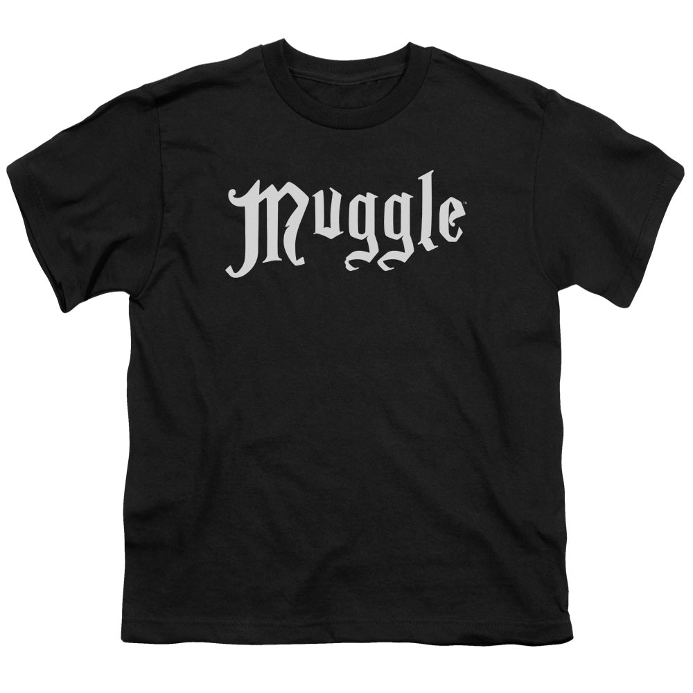 Harry Potter - Muggle - Short Sleeve Youth 18/1 - Black T-shirt