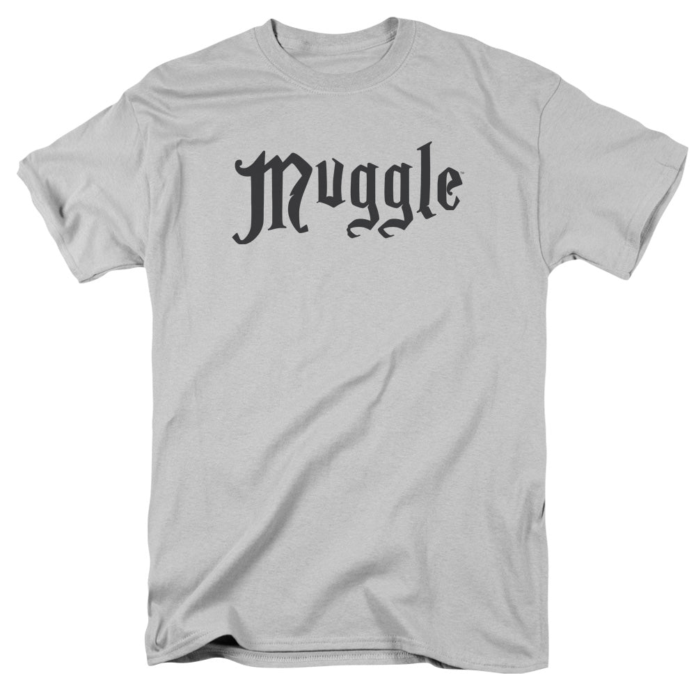 Harry Potter - Muggle - Short Sleeve Adult 18/1 - Silver T-shirt