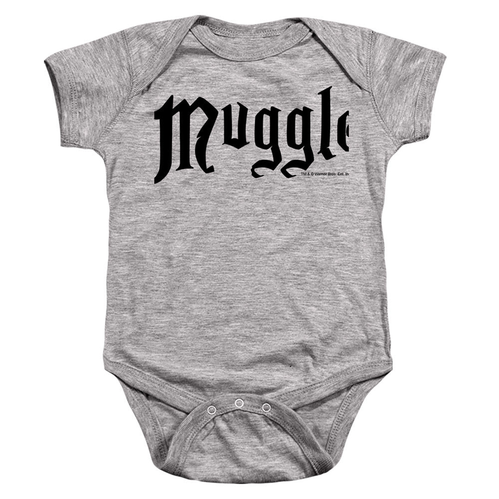 Harry Potter - Muggle-infant Snapsuit - Athletic Heather