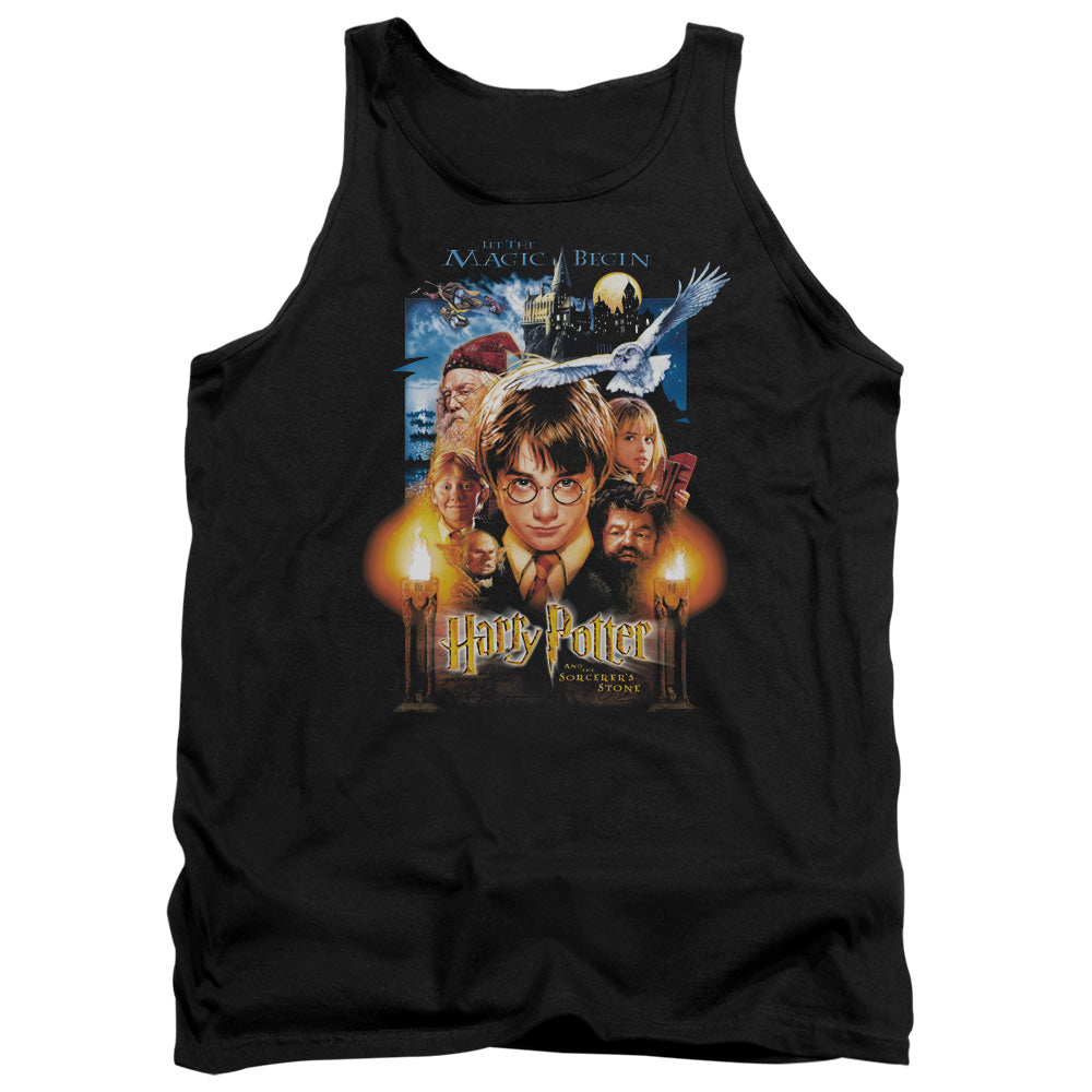Harry Potter - Movie Poster - Adult Tank - Black