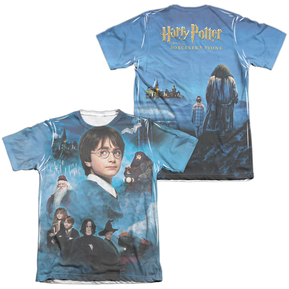 Harry Potter - First Year (Front/back Print) - Adult Poly/cotton Short Sleeve Tee - White T-shirt