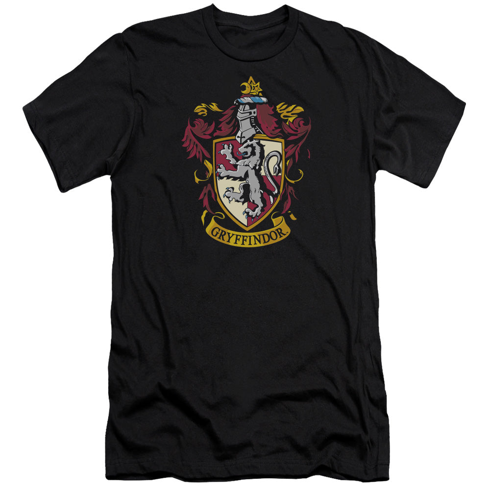Harry Potter - Gryffindor Crest-hbo Short Sleeve Adult 30/1 - Black T-shirt
