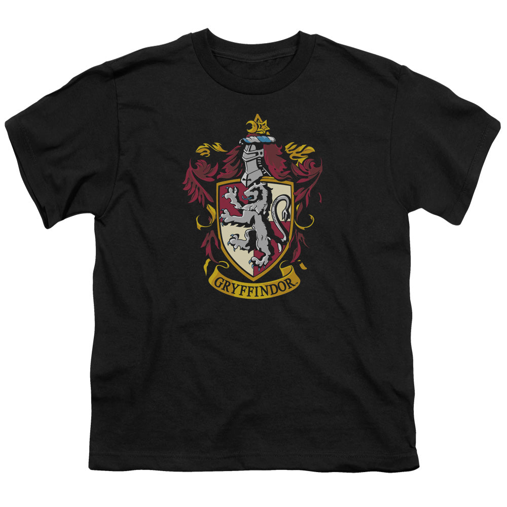 Harry Potter - Gryffindor Crest - Short Sleeve Youth 18/1 - Black T-shirt