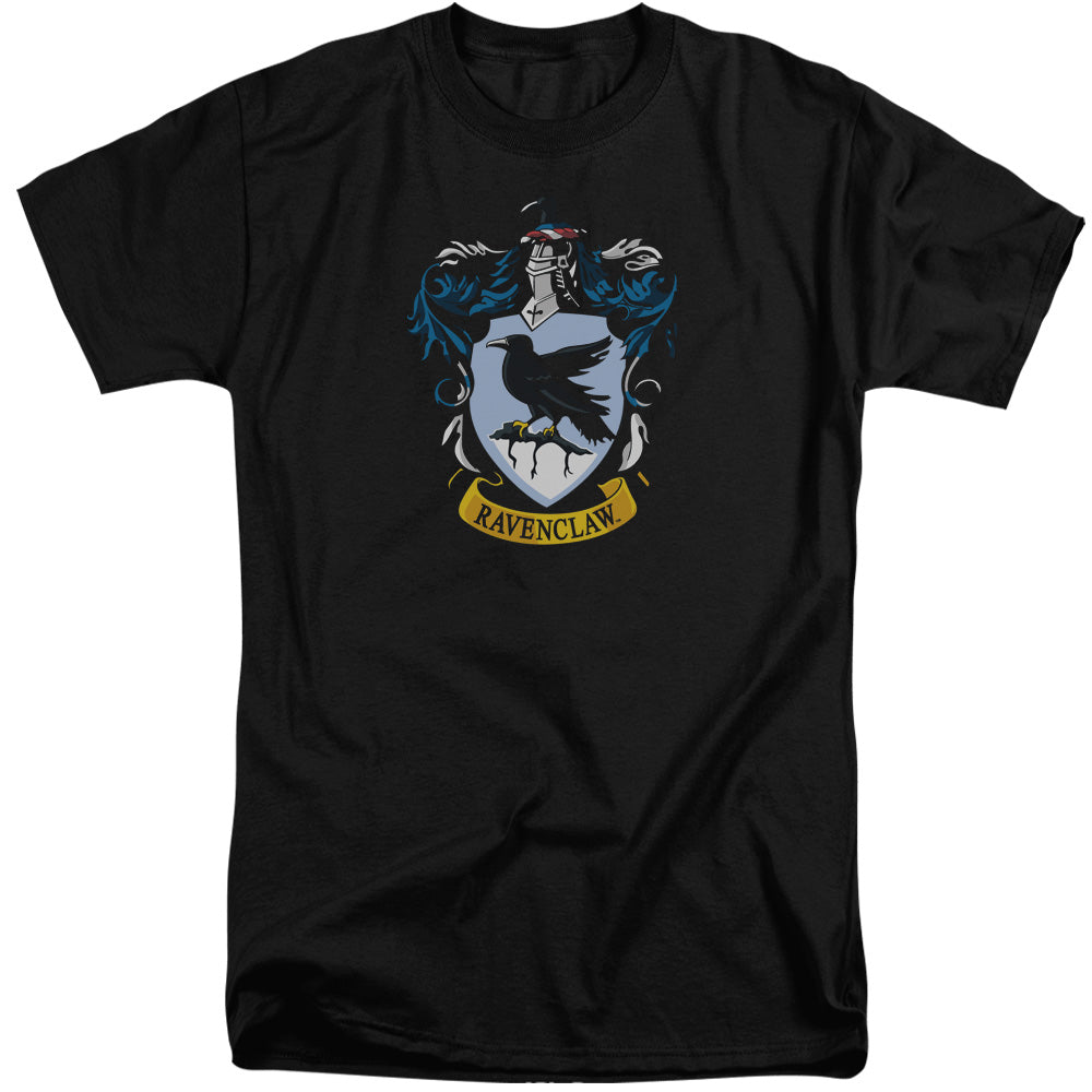 Harry Potter - Ravenclaw Crest - Short Sleeve Adult Tall 18/1 - Black T-shirt