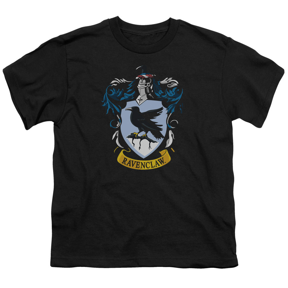 Harry Potter - Ravenclaw Crest - Short Sleeve Youth 18/1 - Black T-shirt