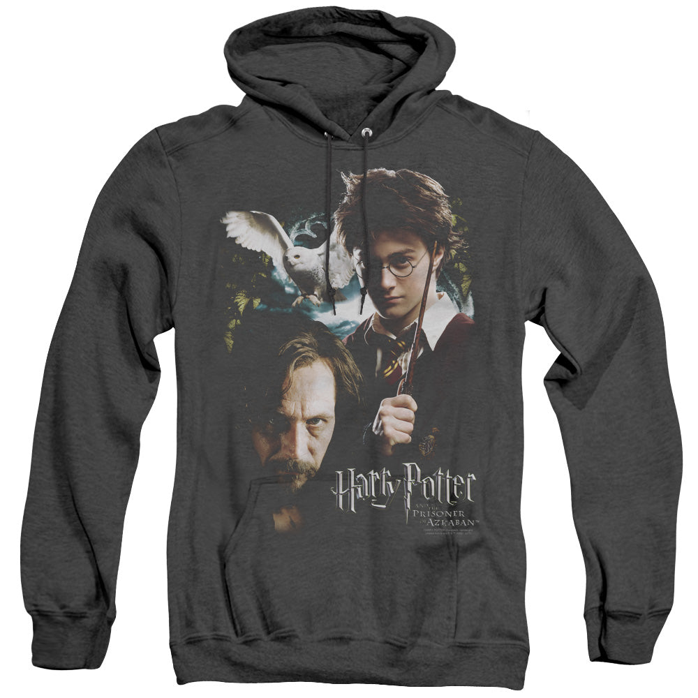 Harry Potter - Harry And Sirius - Adult Heather Hoodie - Black