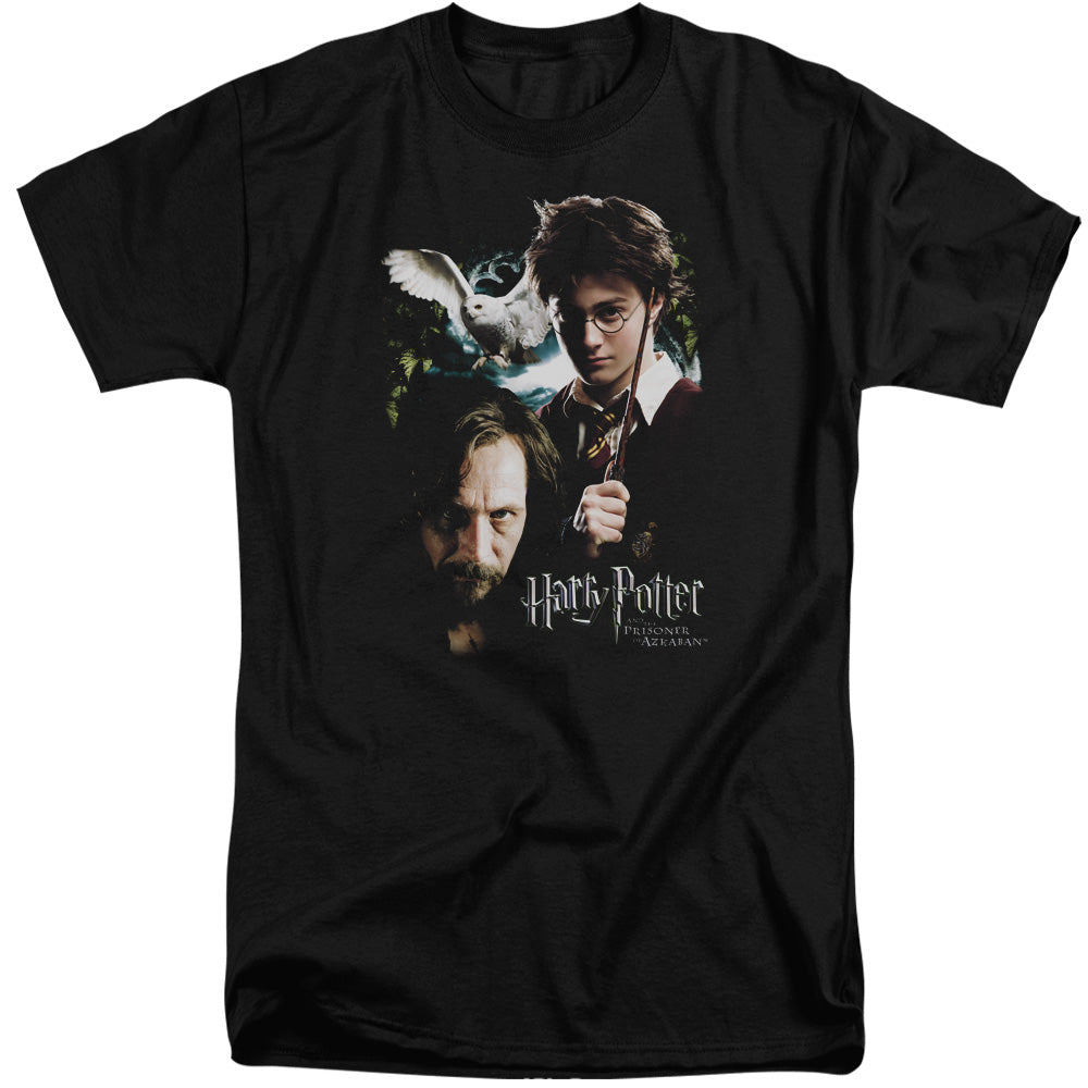 Harry Potter - Harry And Sirius - Short Sleeve Adult Tall 18/1 - Black T-shirt