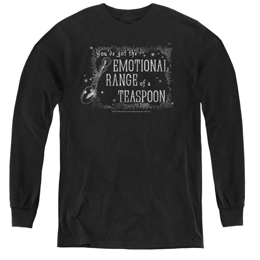 Harry Potter - Order Of Pheonix/teaspoon - Youth Long Sleeve Tee - Black