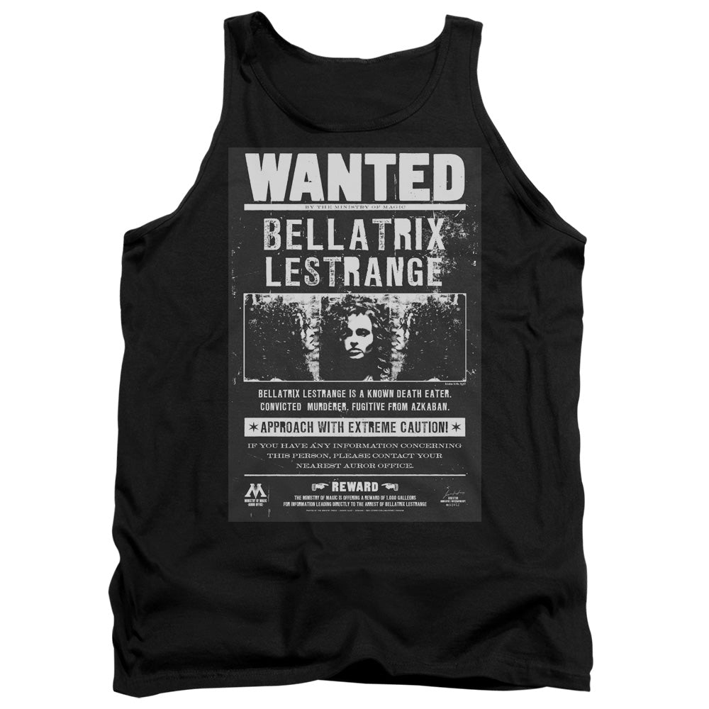 Harry Potter - Wanted Bellatrix - Adult Tank - Black
