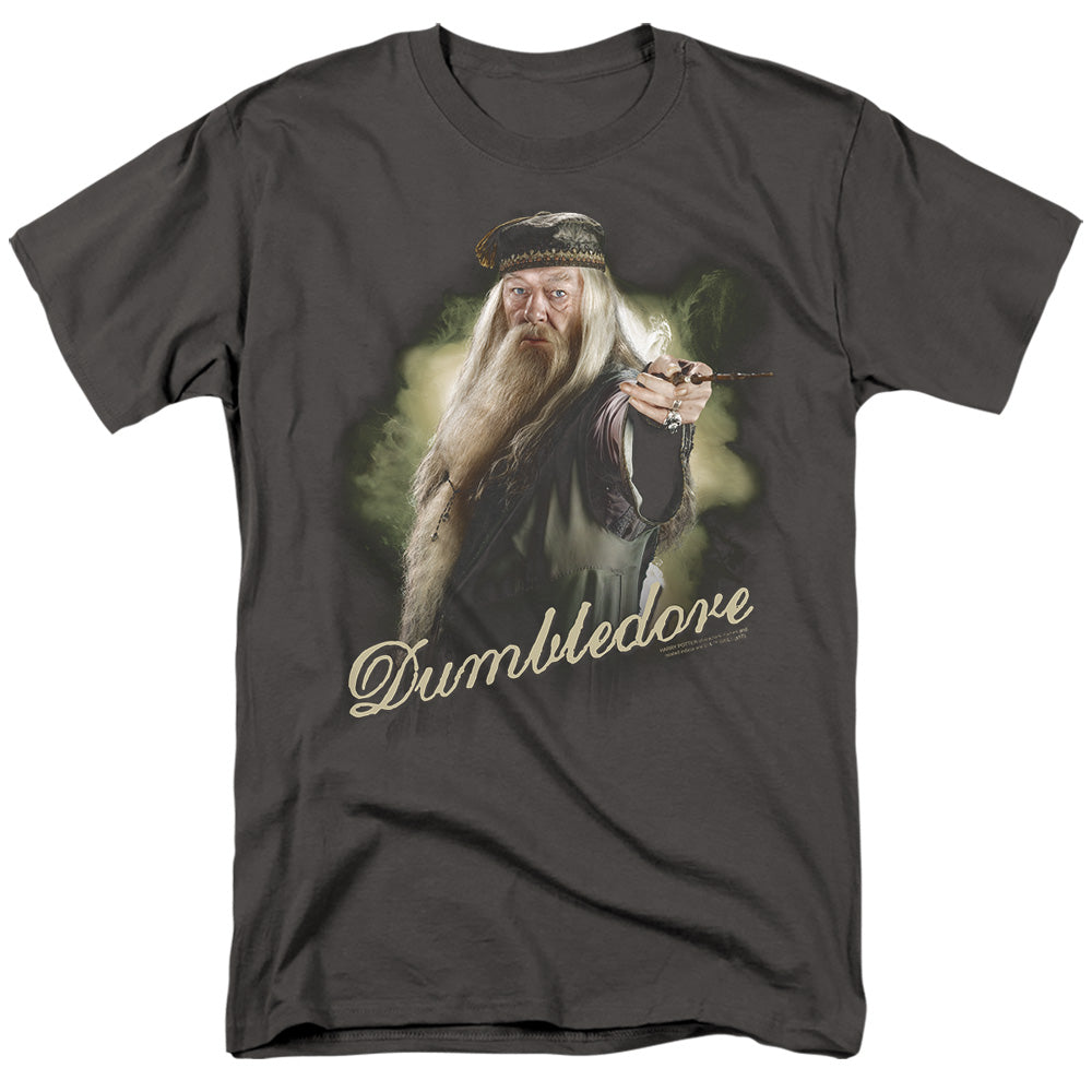 Harry Potter - Dumbledore Wand - Short Sleeve Adult 18/1 - Black T-shirt