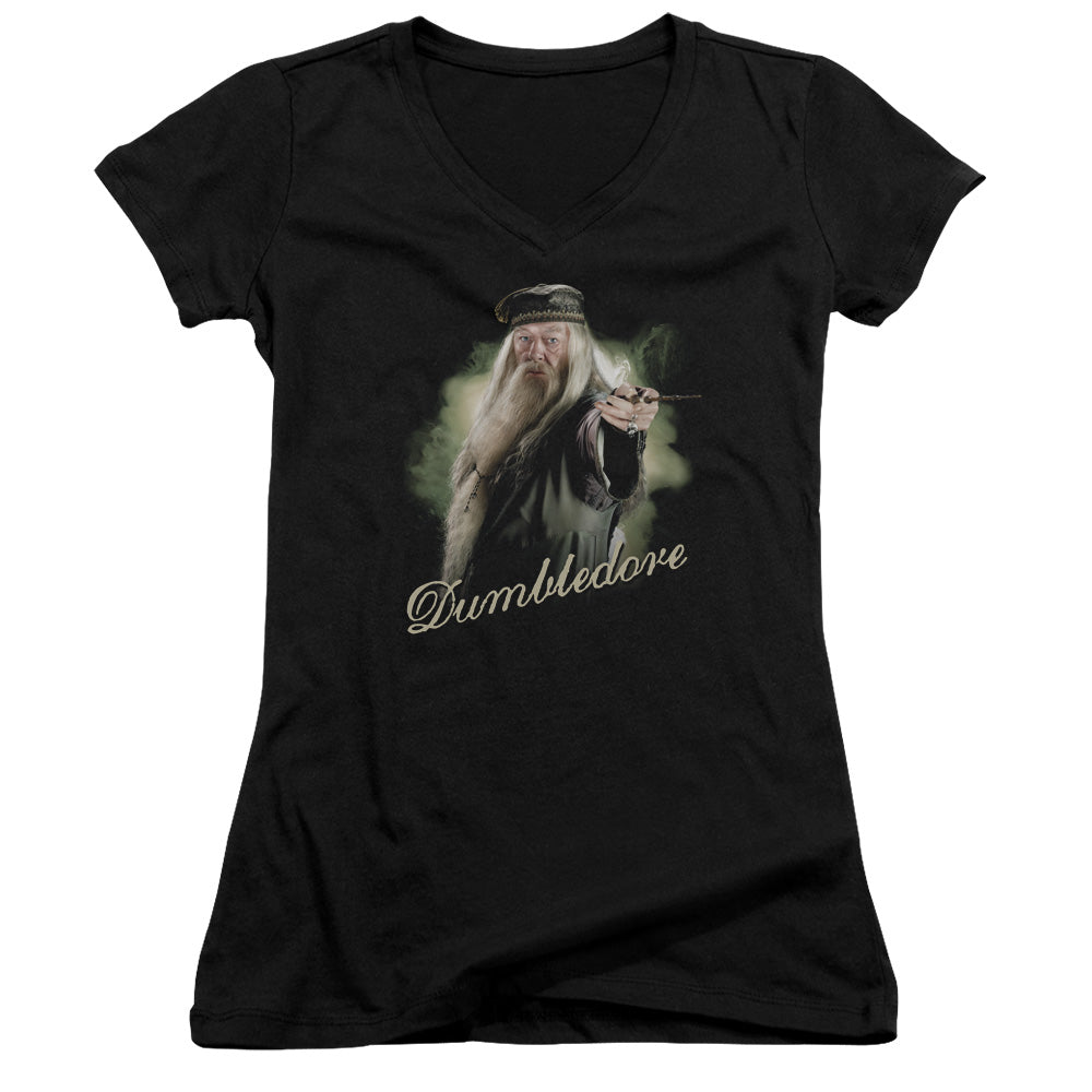 Harry Potter - Dumbledore Wand-junior V-neck - Black
