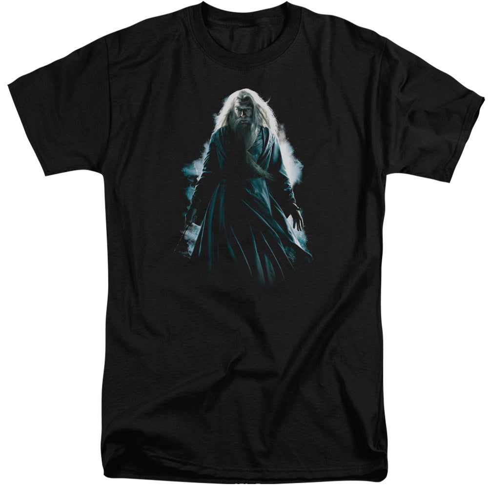 Harry Potter - Dumbledore Burst - Short Sleeve Adult Tall 18/1 - Black T-shirt