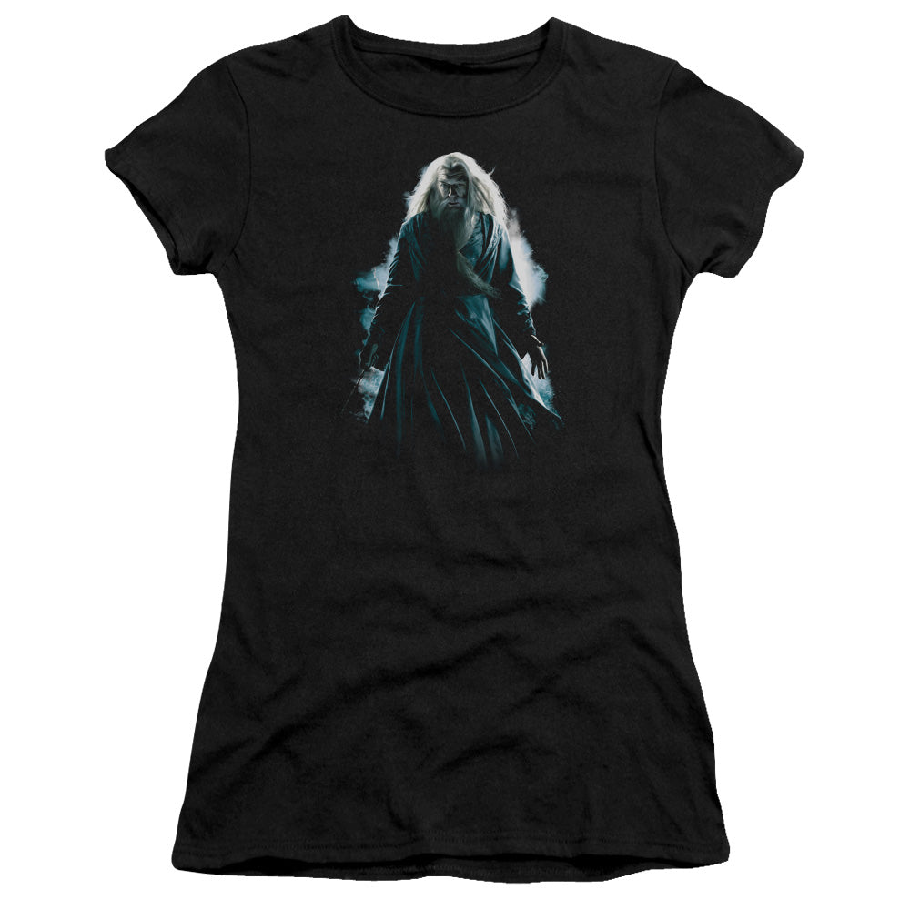 Harry Potter - Dumbledore Burst - Short Sleeve Junior Sheer - Black T-shirt