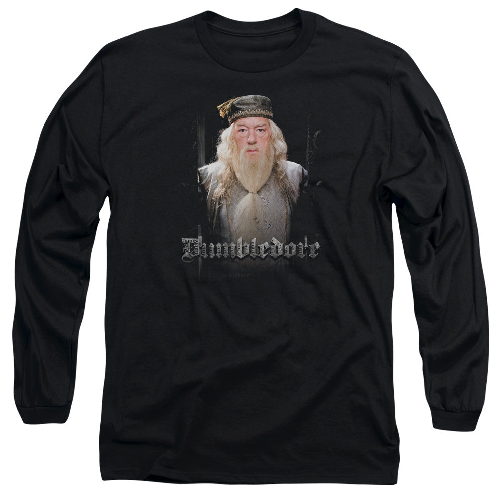 Harry Potter - Dumble Doors - Long Sleeve Adult 18/1 - Black T-shirt