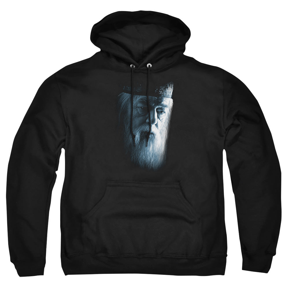 Harry Potter - Dumbledore Face - Adult Pull-over Hoodie - Black