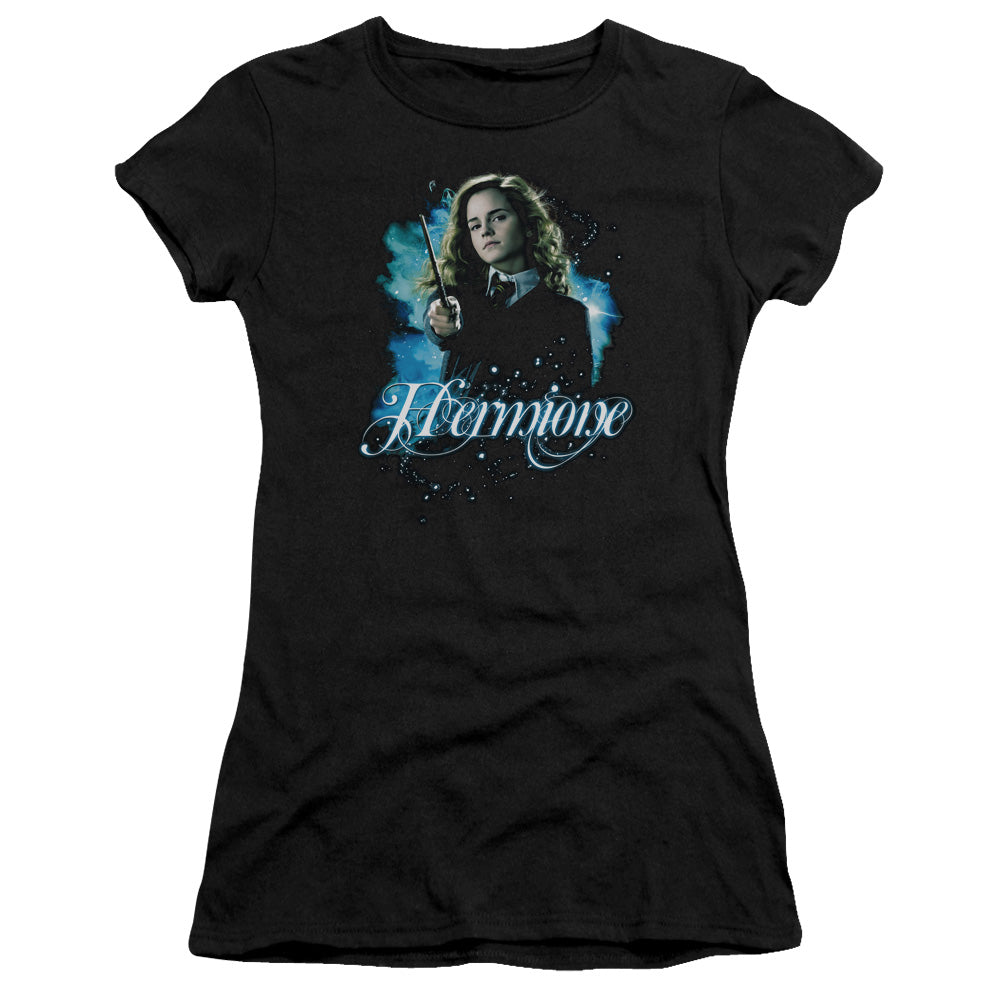 Harry Potter - Hermione Ready - Short Sleeve Junior Sheer - Black T-shirt