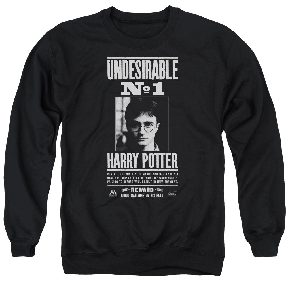 Harry Potter - Undesirable No 1 - Adult Crewneck Sweatshirt - Black
