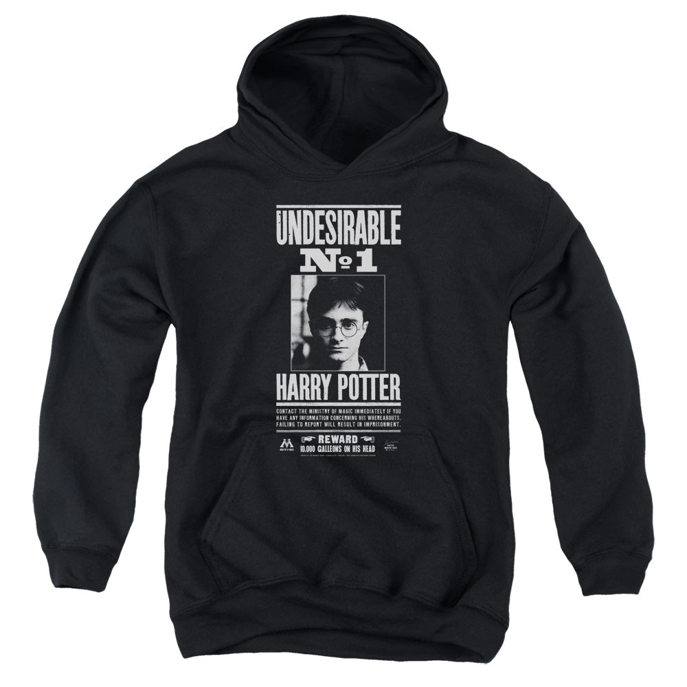 Harry Potter - Undesirable No 1 - Youth Pull-over Hoodie - Black