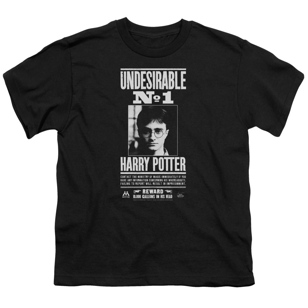 Harry Potter - Undesirable No 1 - Short Sleeve Youth 18/1 - Black T-shirt