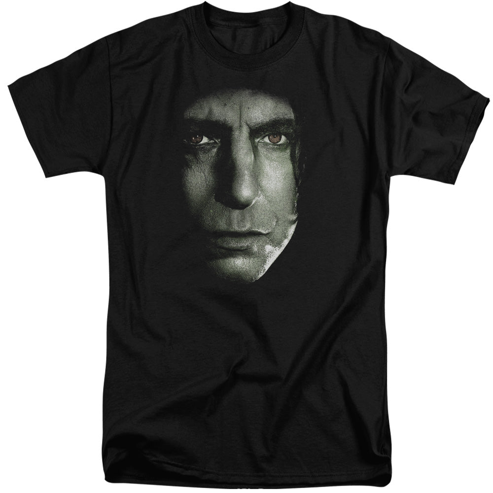 Harry Potter - Snape Head - Short Sleeve Adult Tall 18/1 - Black T-shirt