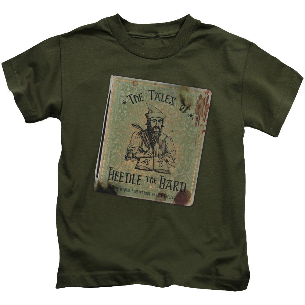 Harry Potter - Beedle The Bard - Short Sleeve Juvenile 18/1 - Military Green T-shirt