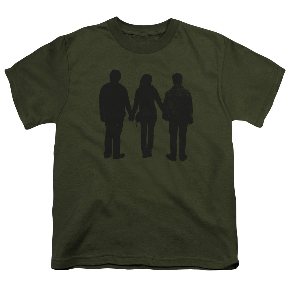 Harry Potter - Three Stand Alone - Short Sleeve Youth 18/1 - Military Green T-shirt