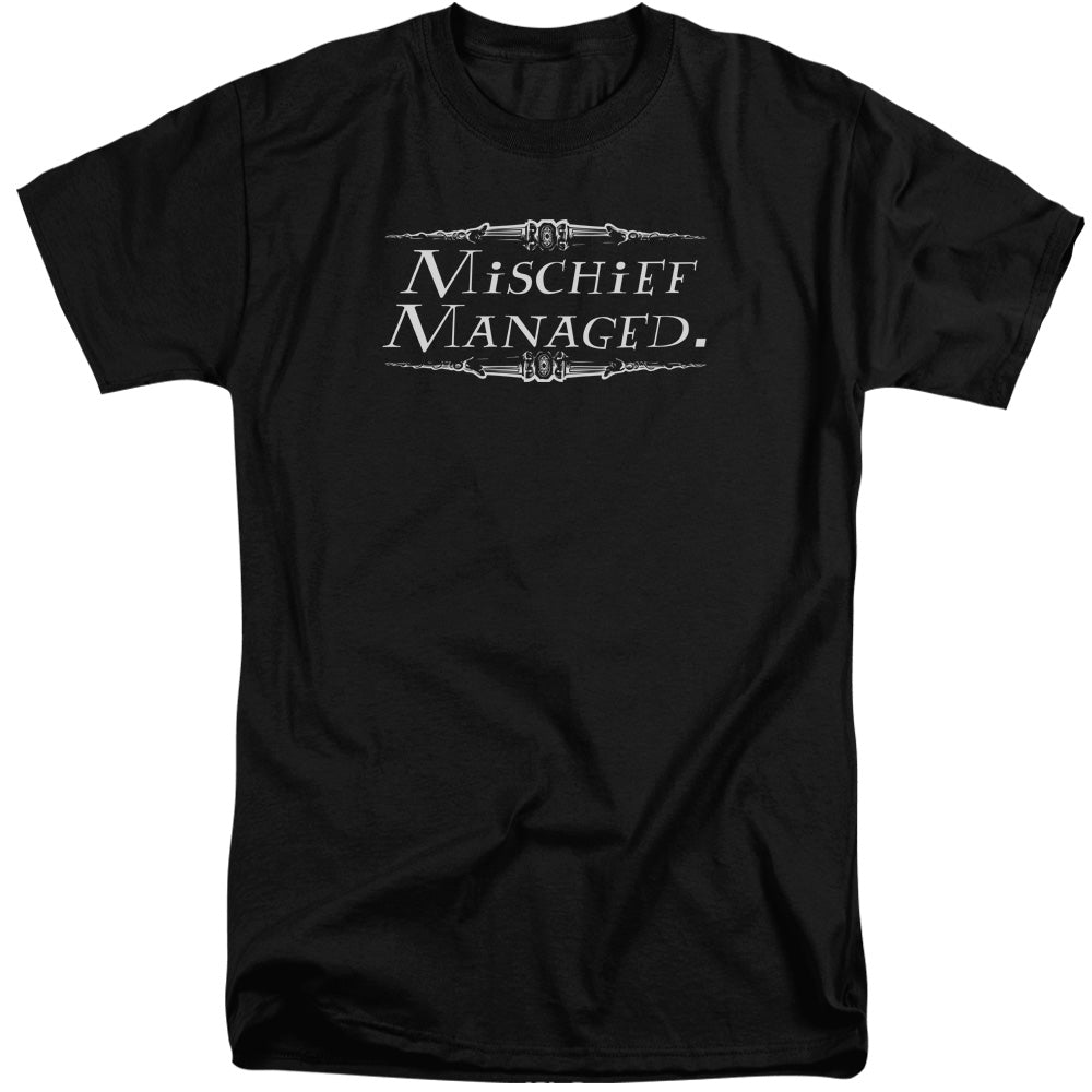 Harry Potter - Mischief Managed - Short Sleeve Adult Tall 18/1 - Black T-shirt