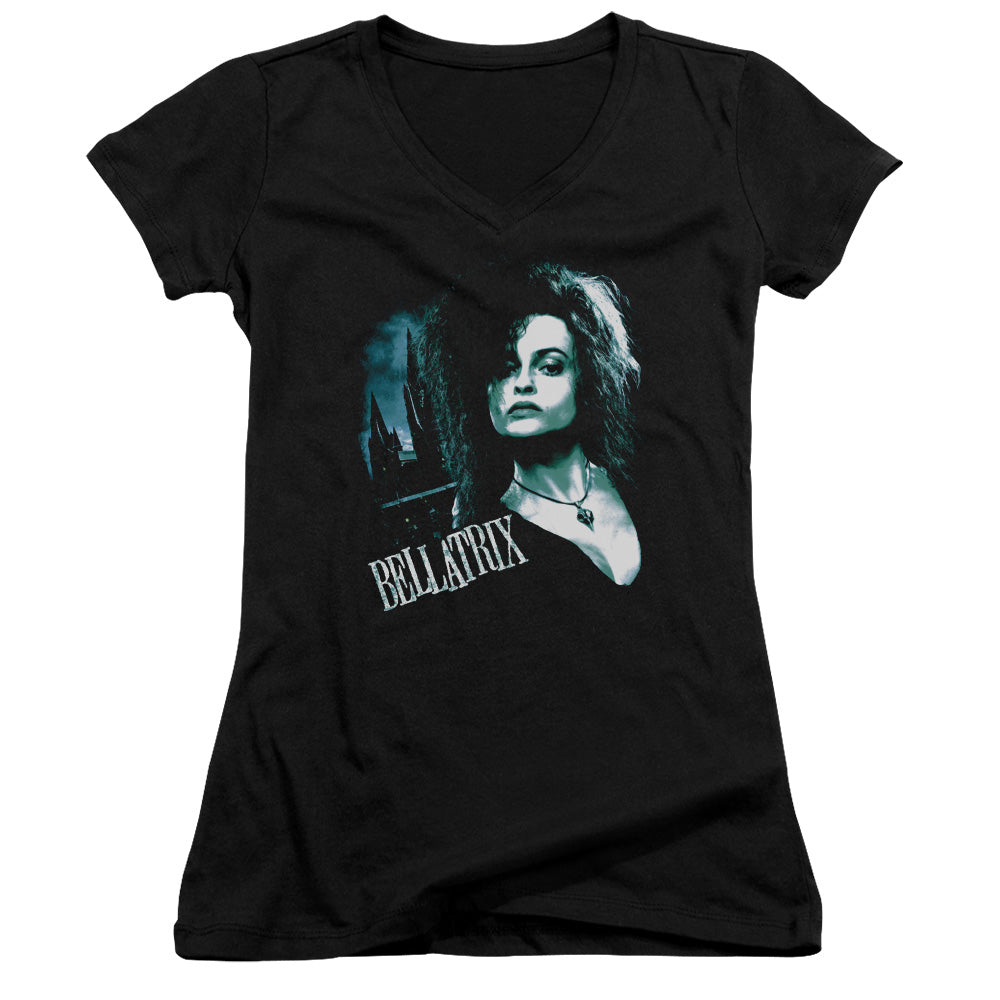 Harry Potter - Bellatrix Closeup-junior V-neck - Black