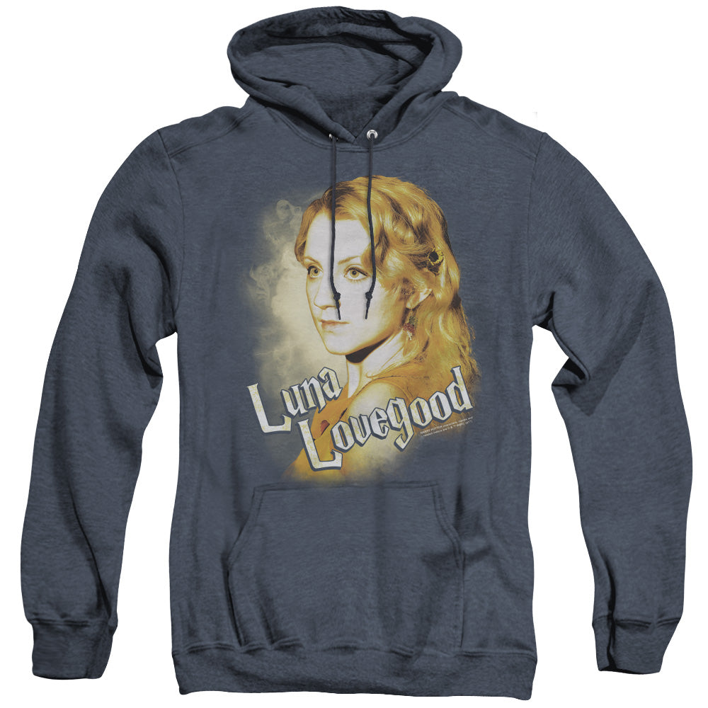 Harry Potter - Luna Closeup - Adult Heather Hoodie - Navy