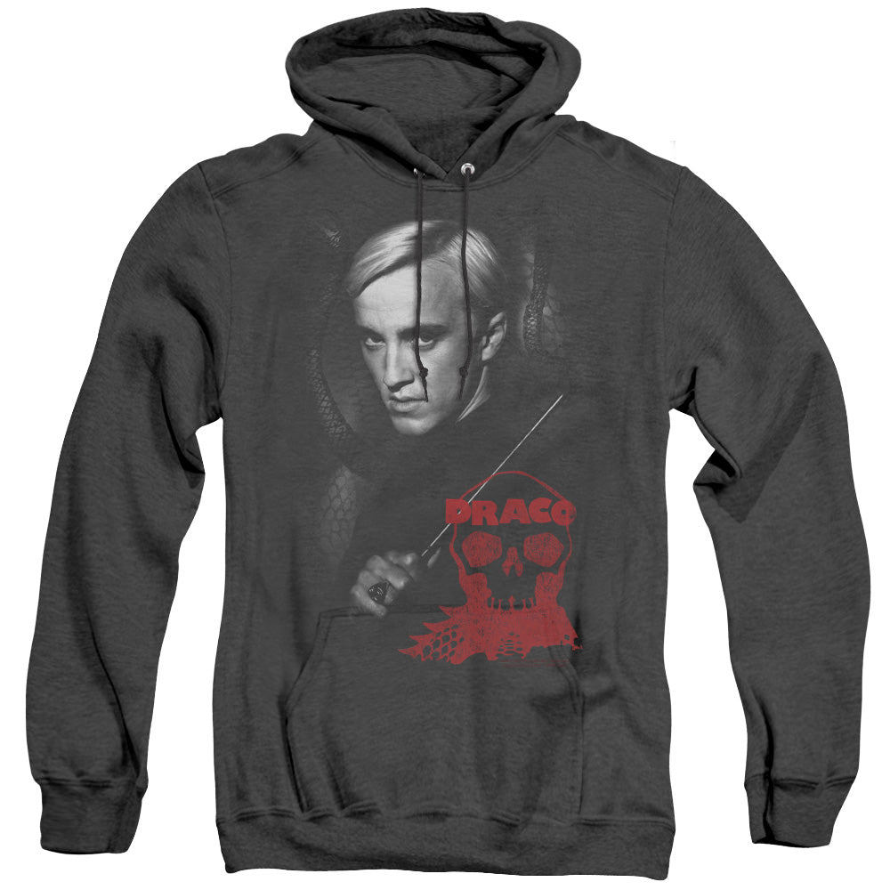 Harry Potter - Draco Portrait - Adult Heather Hoodie - Black