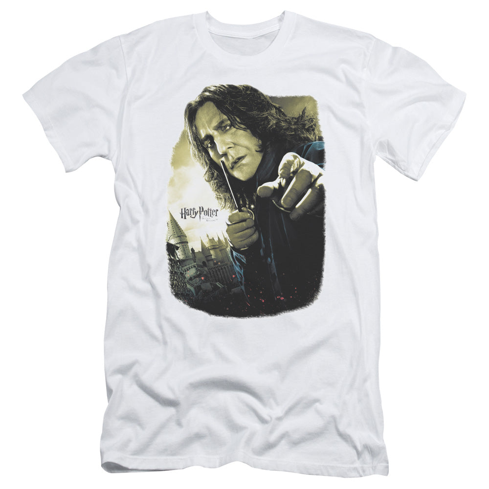 Harry Potter - Snape Poster - Short Sleeve Adult 30/1 - White T-shirt