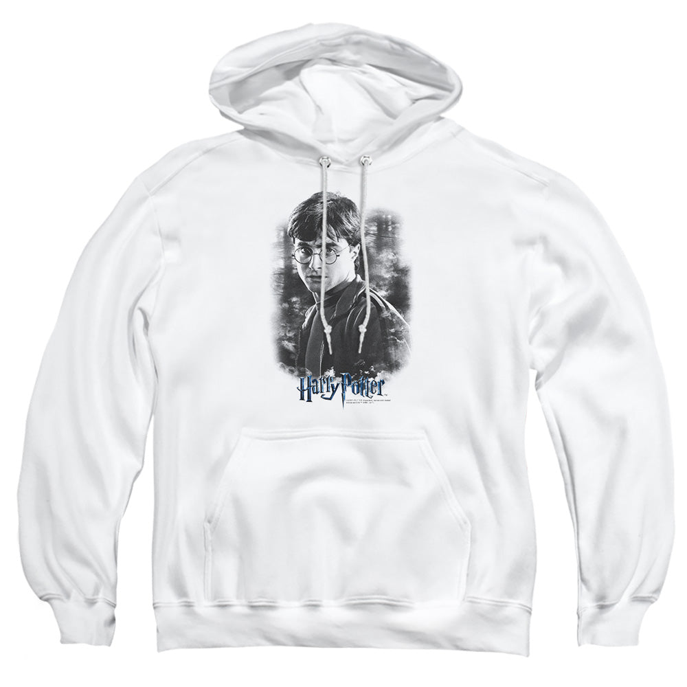 Harry Potter - Harry In The Woods - Adult Pull-over Hoodie - White