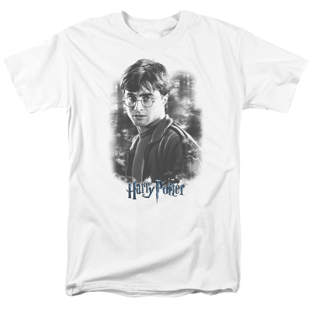 Harry Potter - Harry In The Woods - Short Sleeve Adult 18/1 - White T-shirt