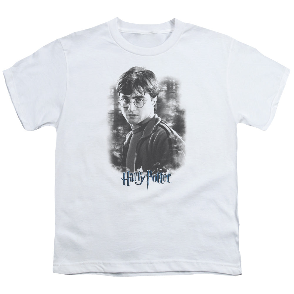 Harry Potter - Harry In The Woods - Short Sleeve Youth 18/1 - White T-shirt