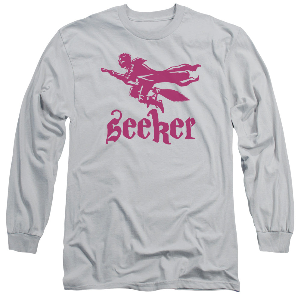 Harry Potter - Seeker - Long Sleeve Adult 18/1 - Silver T-shirt