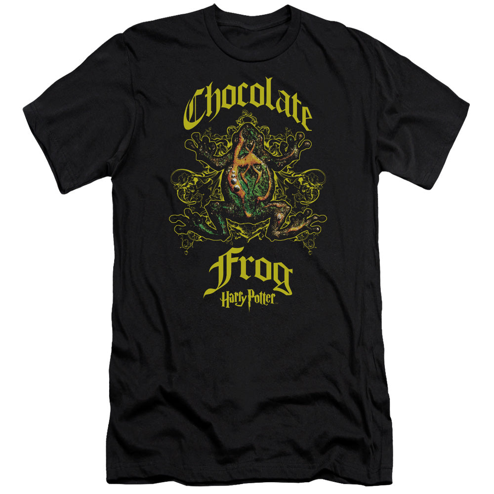 Harry Potter - Chocolate Frog-hbo Short Sleeve Adult 30/1 - Black T-shirt