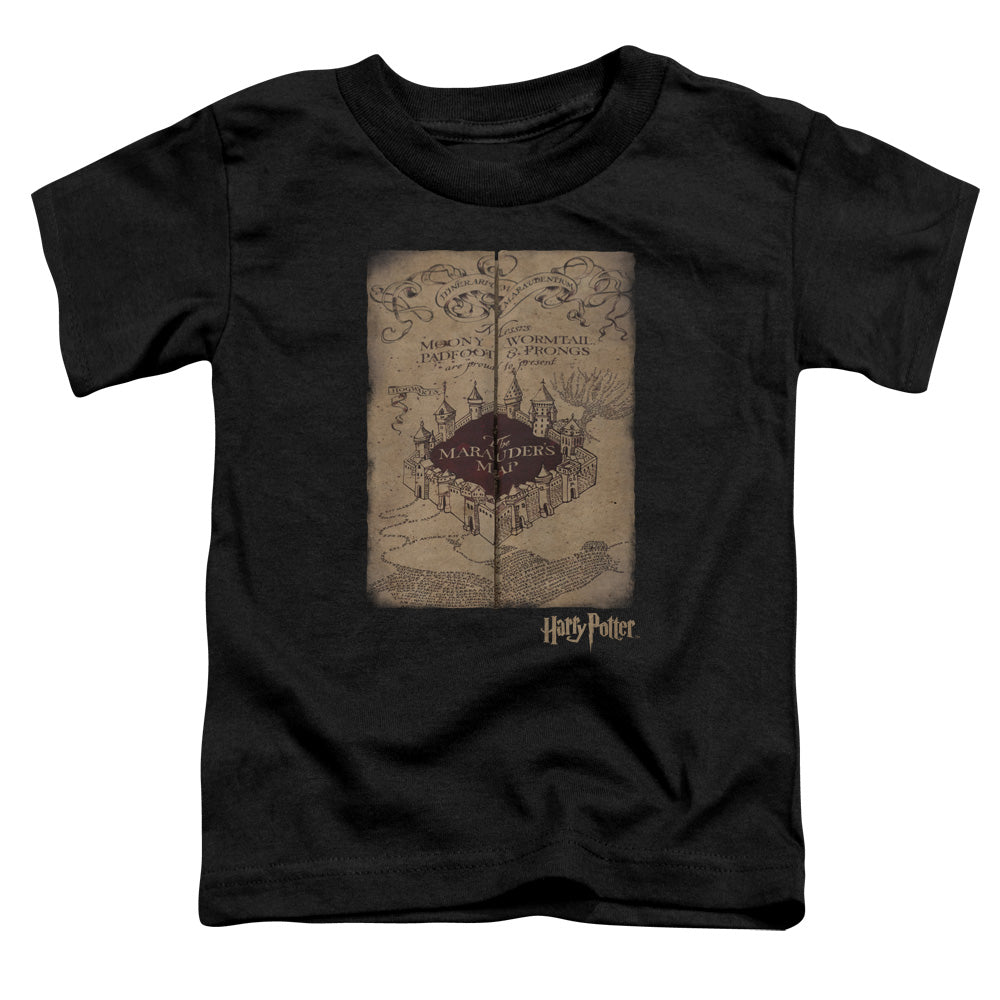 Harry Potter - Marauders Map - Short Sleeve Toddler Tee - Black T-shirt