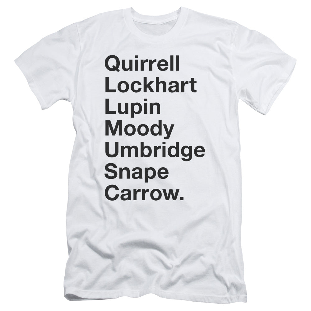 Harry Potter - Professors-hbo Short Sleeve Adult 30/1 - White T-shirt