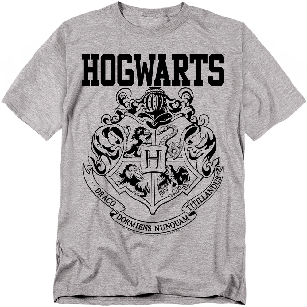 Harry Potter - Hogwarts Athletic - Short Sleeve Adult 18/1 - Athletic Heather T-shirt