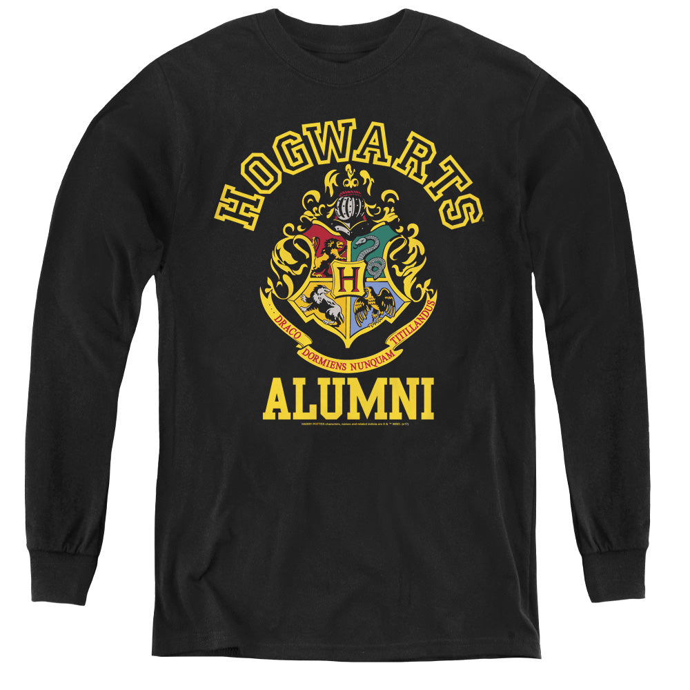 Harry Potter - Hogwarts Alumni - Youth Long Sleeve Tee - Black